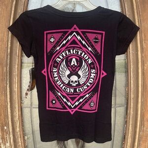 NWT Affliction Top! Youth 10-12